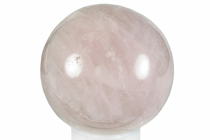 Polished Rose Quartz Sphere - Madagascar #260530